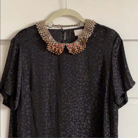 Anthropologie Beaded Collar Necklace - Picture 2 of 4